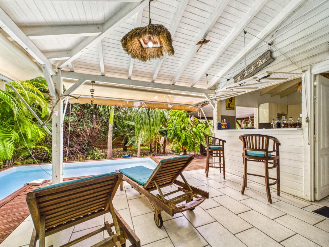 7.location villa avec piscine proche plage St François Guadeloupe